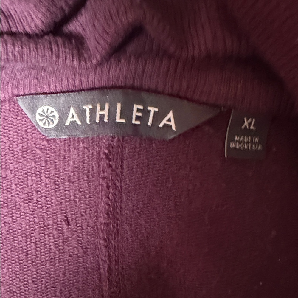 Athleta Open-Front Drape Cardigan - Plum - Picture 15 of 15